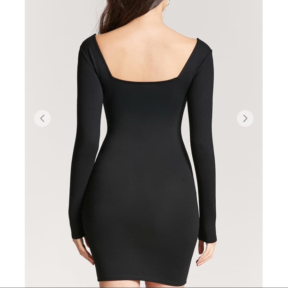 Forever 21 Long Sleeve Square Neck Dress - Picture 4 of 7